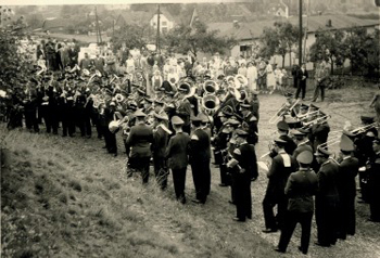 Massenchor nach dem Festzug 1960